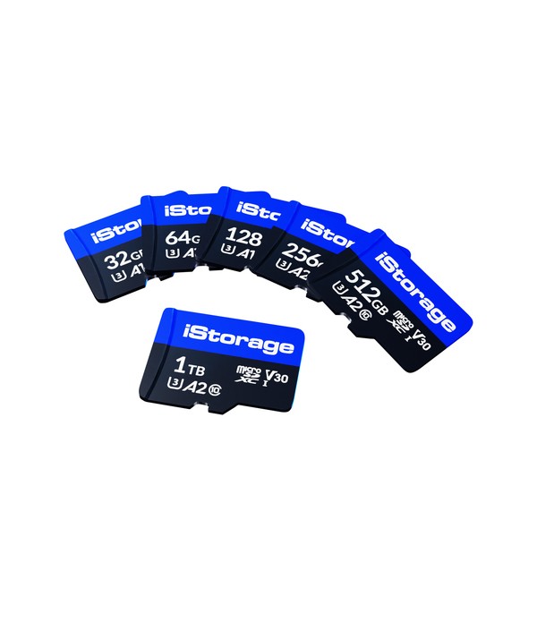 iStorage IS-MSD-1-256 flashgeheugen 256 GB MicroSDXC UHS-III Klasse 10