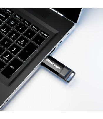 iStorage IS-FL-DBT-256-16 USB flash drive 16 GB USB Type-A 3.2 Gen 1 (3.1 Gen 1) Black