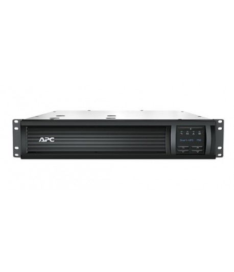 APC Smart-UPS 750VA Interactivité de ligne 750VA 4sortie(s) CA A mettre sur rack Noir alimentation d'énergie non interruptible