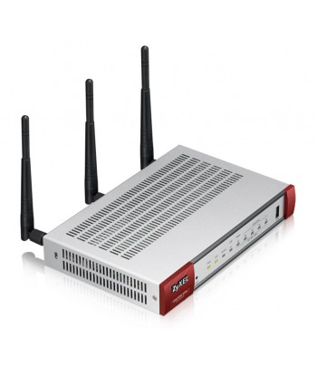 ZyXEL USG20W-VPN-EU0101F Dual-band (2.4 GHz / 5 GHz) Gigabit Ethernet Grey,Red wireless router