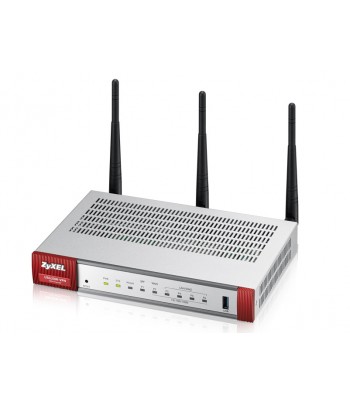 ZyXEL USG20W-VPN-EU0101F Bi-bande (2,4 GHz / 5 GHz) Gigabit Ethernet Gris, Rouge routeur sans fil
