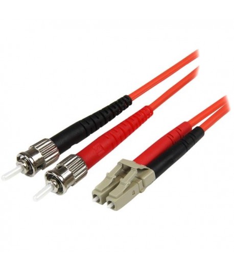 StarTech.com Fiber Optic Cable - Multimode Duplex 50/125 - LSZH - LC/ST - 5 m