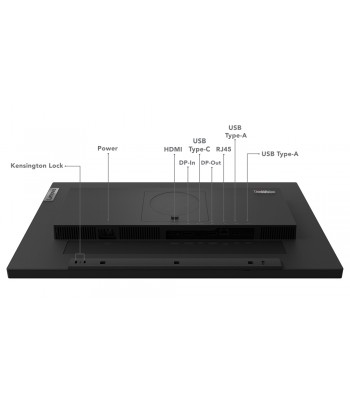 Lenovo ThinkVision T24m-29 60.5 cm (23.8") 1920 x 1080 pixels Full HD IPS Black