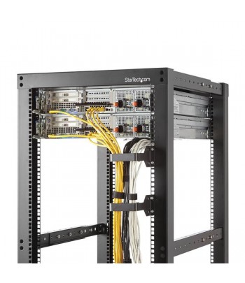 StarTech.com Multidirectionele verticale kabel-D-ringhaak voor serverracks 6 x 10 cm