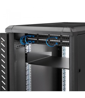 StarTech.com 2U Server Rack Shelf - Universal Rack Mount Cantilever Shelf for 19" Network Equipment Rack & Cabinet - Heavy Duty