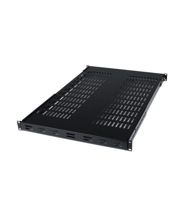 StarTech.com 1U Adjustable Vented Server Rack Mount Shelf - 175lbs - 19.5 to 38in Adjustable Mounting Depth Universal Tray for 1