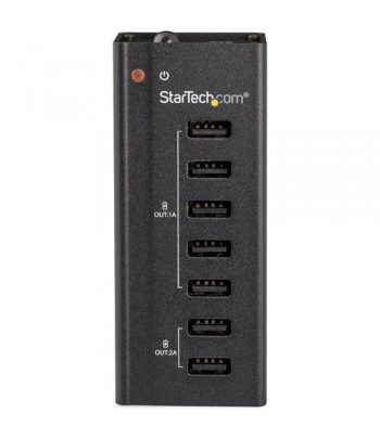 StarTech.com 7-Port USB Charging Station with 5x 1A Ports and 2x 2A Ports