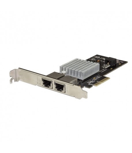 StarTech.com Dual Port 10G PCIe Netwerk Adapter Kaart, Intel-X550AT 10GBASE-T & NBASE-T PCI Express Netwerk Interface Adapter 10