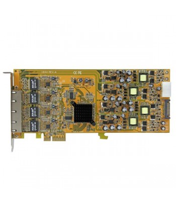StarTech.com 4 Port Gigabit Power over Ethernet PCIe Network Card - PSE / PoE PCI Express NIC