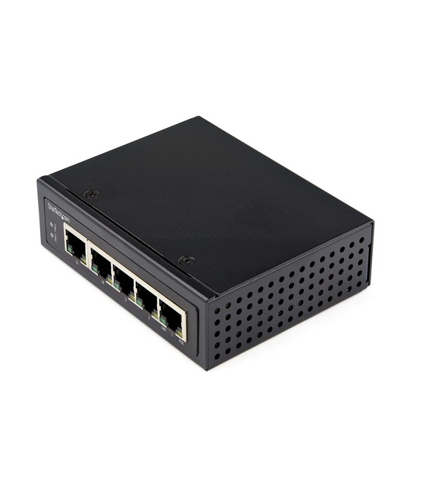 StarTech.com Industrial 5 Port Gigabit PoE Switch 30W Power Over Ethernet Switch Robuuste GbE PoE+ Unmanaged Switch Rugged High 