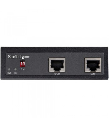StarTech.com Industrial Gigabit PoE Splitter 90W High Speed Power over Ethernet PoE+++ Splitter 12-48V DC Splitter 802.3bt LAN/R