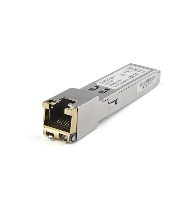 StarTech.com Juniper SFP-1GE-FE-E-T Compatible SFP Module - 1000BASE-T - SFP to RJ45 Cat6/Cat5e - 1GE Gigabit Ethernet SFP - RJ-