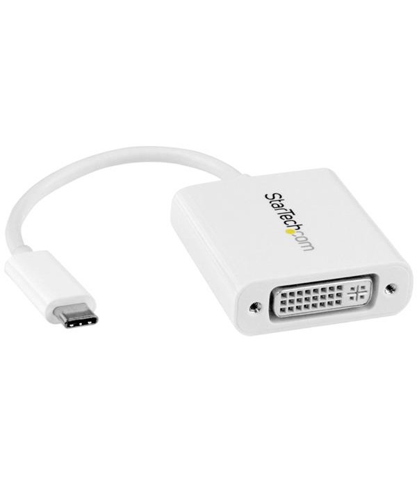 StarTech.com USB-C to DVI Adapter - White