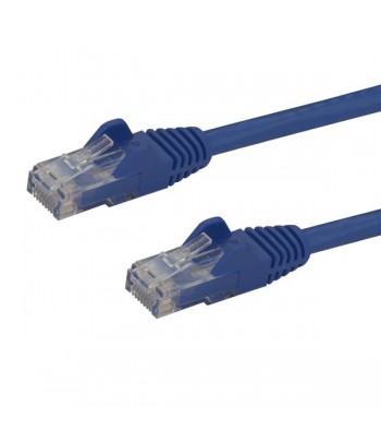 StarTech.com 100ft CAT6 Ethernet Cable - Blue CAT 6 Gigabit Ethernet Wire -650MHz 100W PoE RJ45 UTP Network/Patch Cord Snagless 