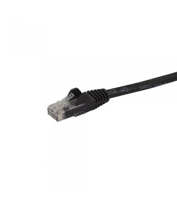 StarTech.com 75ft CAT6 Ethernet Cable - Black CAT 6 Gigabit Ethernet Wire -650MHz 100W PoE RJ45 UTP Network/Patch Cord Snagless 