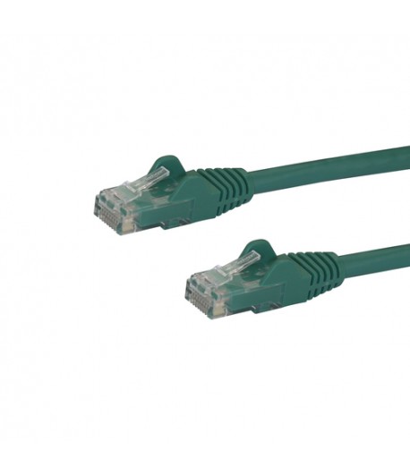 StarTech.com 75ft CAT6 Ethernet Cable - Green CAT 6 Gigabit Ethernet Wire -650MHz 100W PoE RJ45 UTP Network/Patch Cord Snagless 