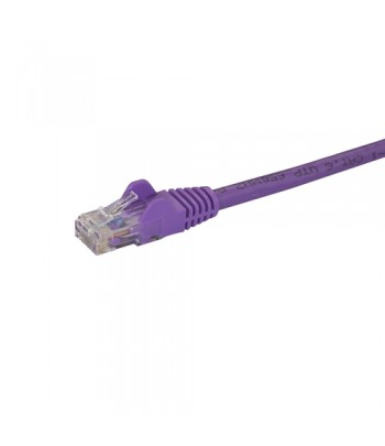 StarTech.com 75ft CAT6 Ethernet Cable - Purple CAT 6 Gigabit Ethernet Wire -650MHz 100W PoE RJ45 UTP Network/Patch Cord Snagless
