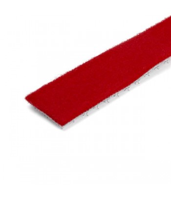 StarTech.com 30,4 m klittenband rood