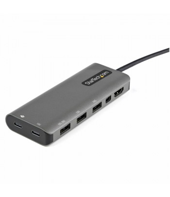 StarTech.com USB C Multiport Adapter - USB-C to HDMI or Mini DisplayPort 4K 60Hz, 100W Power Delivery Pass-Through, 4-Port 10Gbp