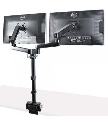 StarTech.com Dubbele Monitor Arm voor Bureaumontage, Full Motion Monitorbeugel voor 2x VESA-displays tot 32" (8kg), Verticale S