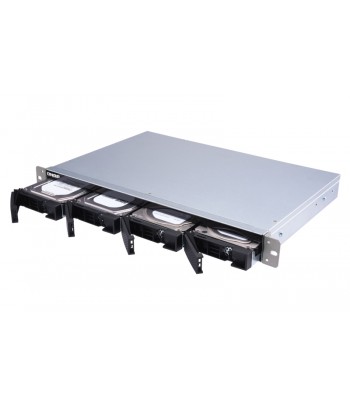 QNAP TL-R400S storage drive enclosure HDD/SSD enclosure Black, Grey 2.5/3.5"