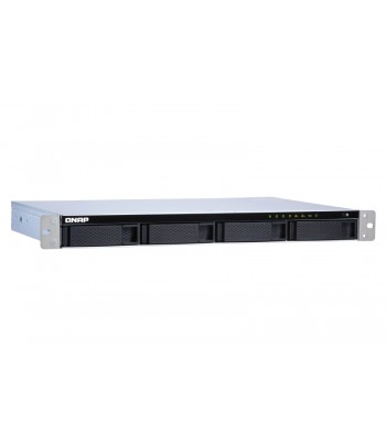 QNAP TS-431XeU NAS Rack (1U) Ethernet LAN Zwart, Roestvrijstaal Alpine AL-314