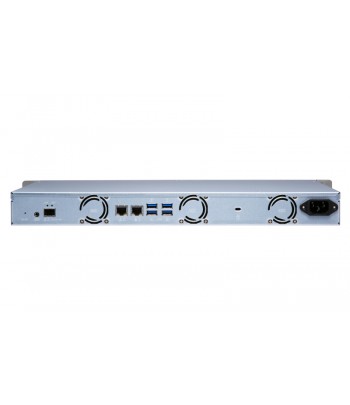 QNAP TS-431XeU NAS Rack (1U) Ethernet LAN Zwart, Roestvrijstaal Alpine AL-314