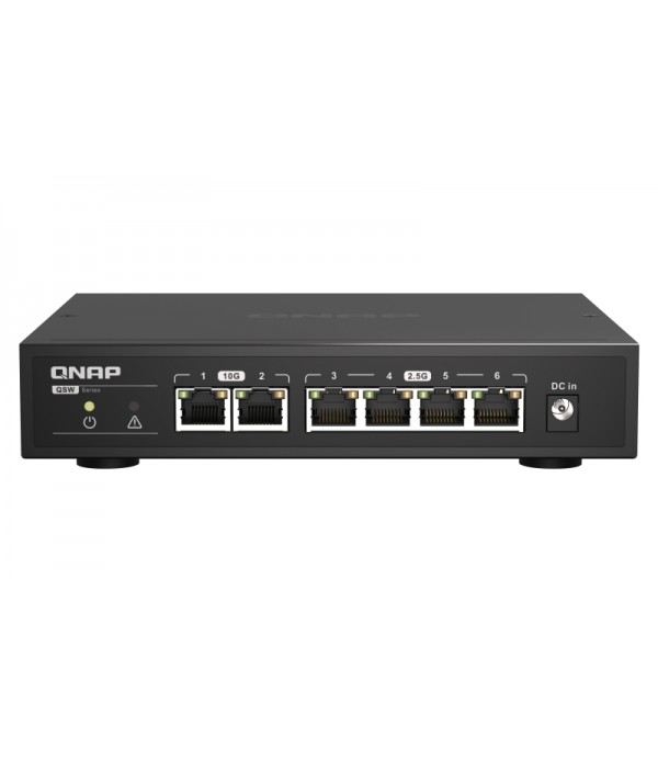 QNAP QSW-2104-2T network switch Unmanaged 2.5G Ethernet (100/1000/2500) Black