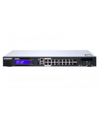 QNAP QGD-1600P Managed Gigabit Ethernet (10/100/1000) Power over Ethernet (PoE) 1U Zwart, Grijs