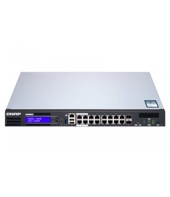 QNAP QGD-1600P Gr Gigabit Ethernet (10/100/1000) Connexion Ethernet, supportant l'alimentation via ce port (PoE) 1U Noir, Gris