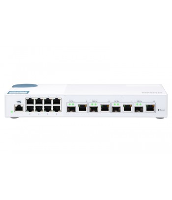 QNAP QSW-M408-4C commutateur rseau Gr L2 Gigabit Ethernet (10/100/1000) Blanc