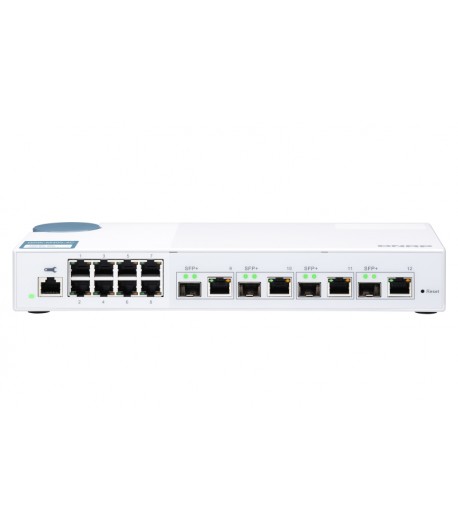 QNAP QSW-M408-4C netwerk-switch Managed L2 Gigabit Ethernet (10/100/1000) Wit