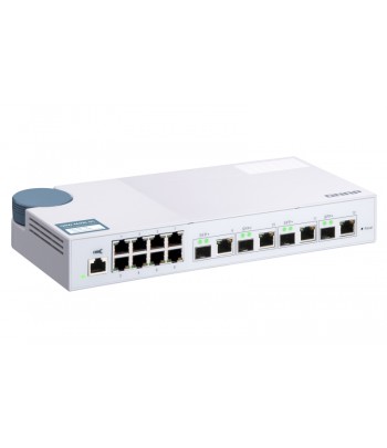QNAP QSW-M408-4C commutateur rseau Gr L2 Gigabit Ethernet (10/100/1000) Blanc