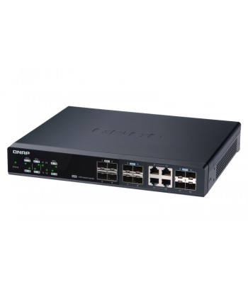 QNAP QSW-M1204-4C netwerk-switch Managed 10G Ethernet (100/1000/10000) Zwart