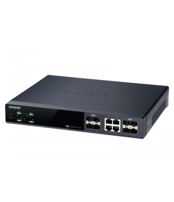 QNAP QSW-M804-4C netwerk-switch Managed 10G Ethernet (100/1000/10000) Zwart