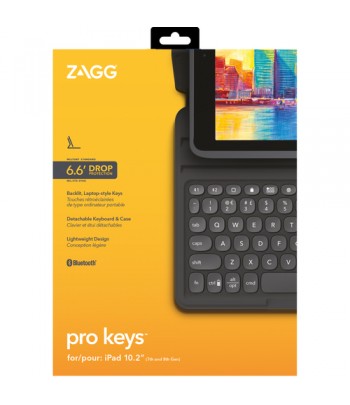 ZAGG Pro Keys Zwart, Grijs Bluetooth Frans