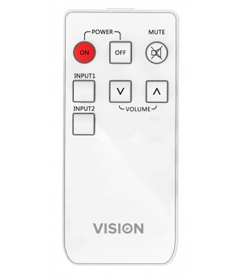 Vision TC3-AMP 2.0kanalen Thuis Bedraad Wit audio versterker