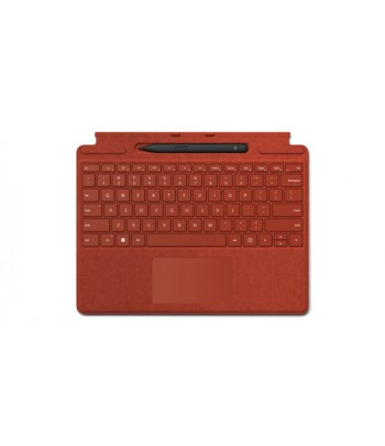 Microsoft Surface Pro Signature Keyboard with Slim Pen 2 Red Microsoft Cover port QWERTZ Swiss