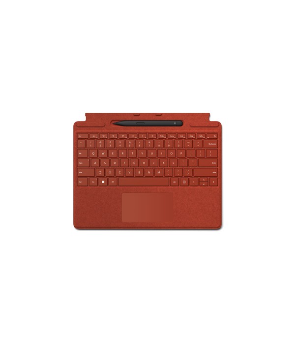 Microsoft Surface Pro Signature Keyboard with Slim Pen 2 Rood Microsoft Cover port QWERTZ Zwitsers