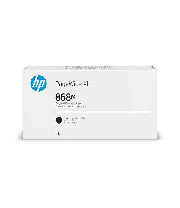 HP 868M 1-liter Black PageWide XL Ink Cartridge
