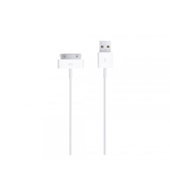 Apple 30-pin - USB2.0 USB A Apple 30-p White mobile phone cable