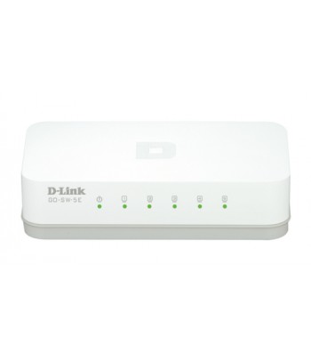 D-Link GO-SW-5E/E netwerk-switch Unmanaged Fast Ethernet (10/100) Wit