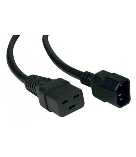 Eaton IEC C14/IEC C19, 10/16 A C14 coupler C19 coupler Black power cable