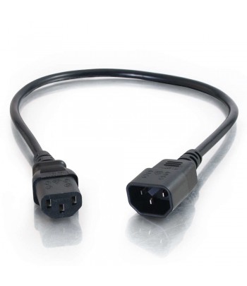 C2G 2m 18 AWG Computer Power Extension Cord (IEC320C13 to IEC320C14)
