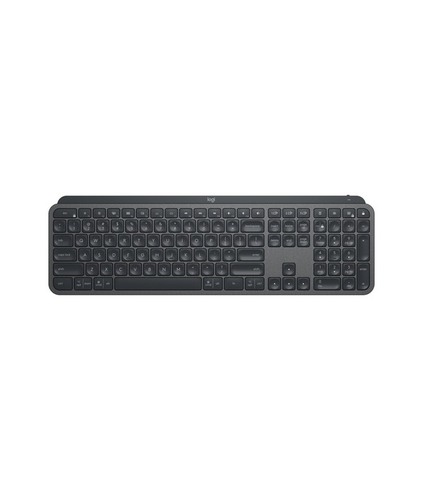 Logitech MX Keys keyboard RF Wireless + Bluetooth Portuguese Graphite