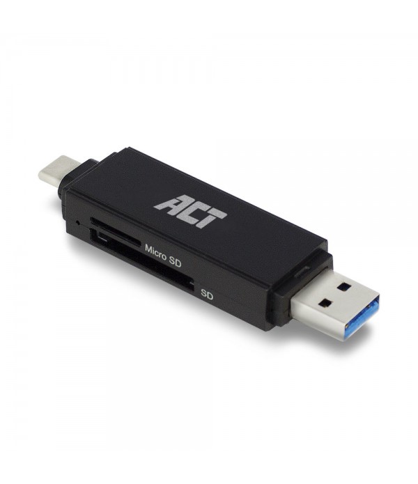 ACT AC6375 card reader USB 3.2 Gen 1 (3.1 Gen 1) Black