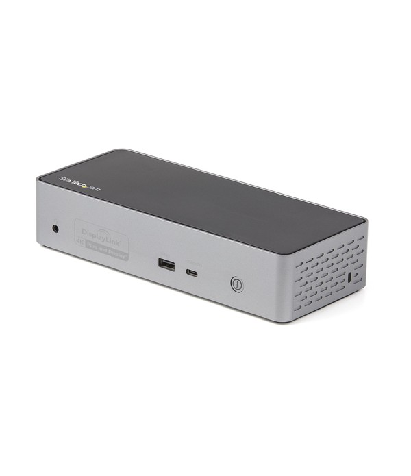 StarTech.com USB C Dock - 4K 60Hz Quad Monitor DisplayPort & HDMI - Universal USB-C Docking Station with 100W Power Delivery - U