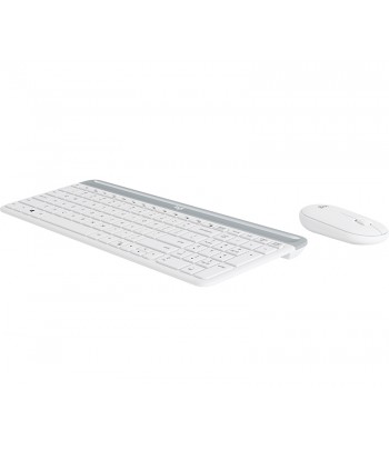 Logitech MK470 keyboard USB QWERTY English Mouse included White