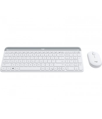 Logitech MK470 keyboard USB QWERTY English Mouse included White