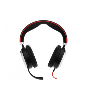 Jabra Evolve 80 MS Stereo Stereofonisch Hoofdband Zwart hoofdtelefoon